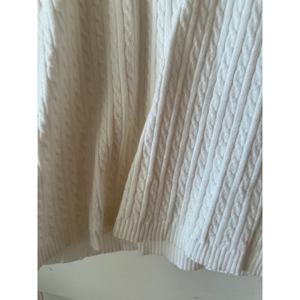 Chadwick’s women’s size x-large white v-neck sweater - Picture 3 of 9